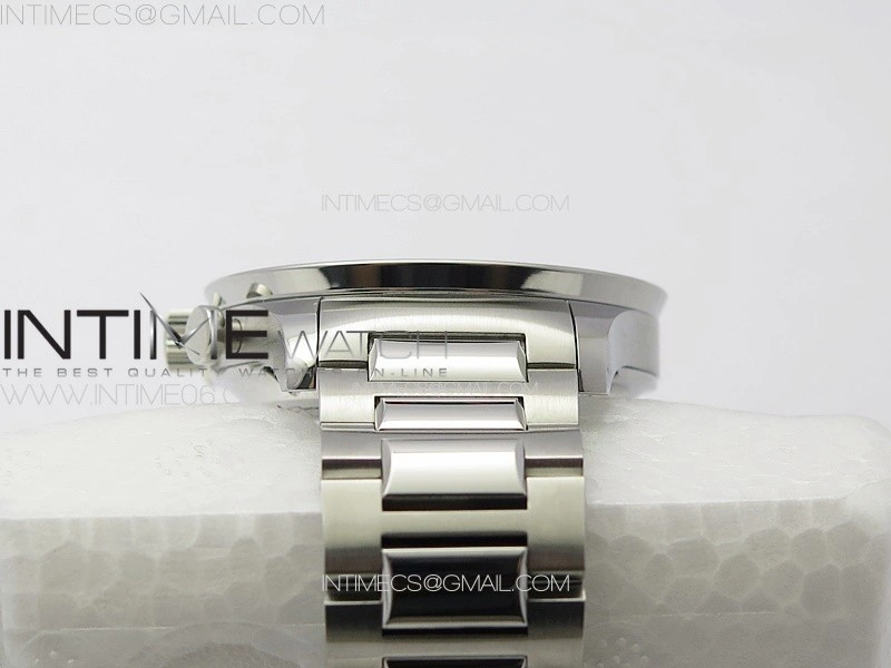 Portuguese IW371617 ZF 1:1 Best Edition SS White Dial Blue Markers on SS Bracelet A96355