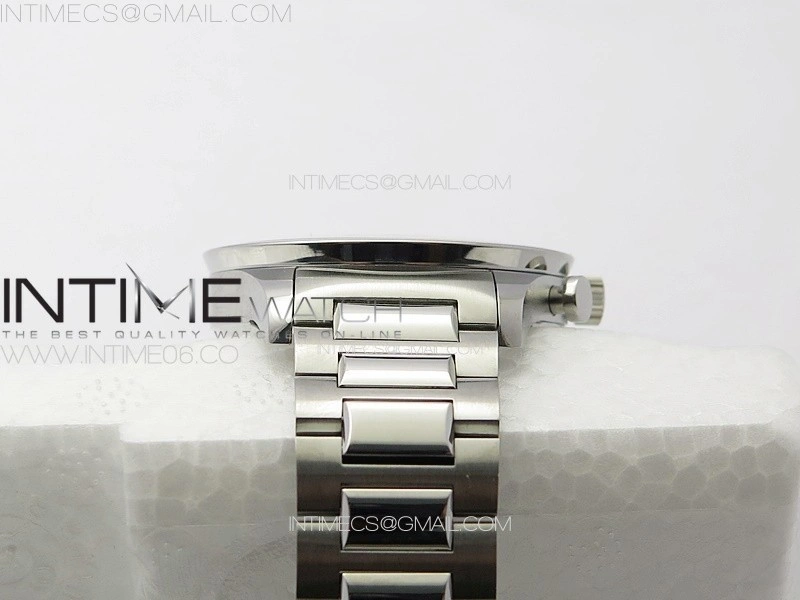Portuguese IW371617 ZF 1:1 Best Edition SS White Dial Blue Markers on SS Bracelet A96355