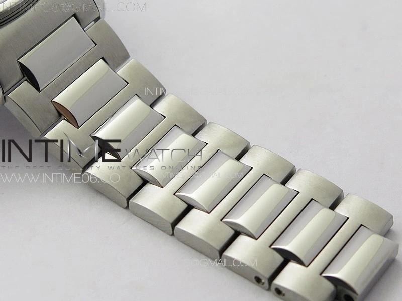 Portuguese IW371617 ZF 1:1 Best Edition SS White Dial Blue Markers on SS Bracelet A96355