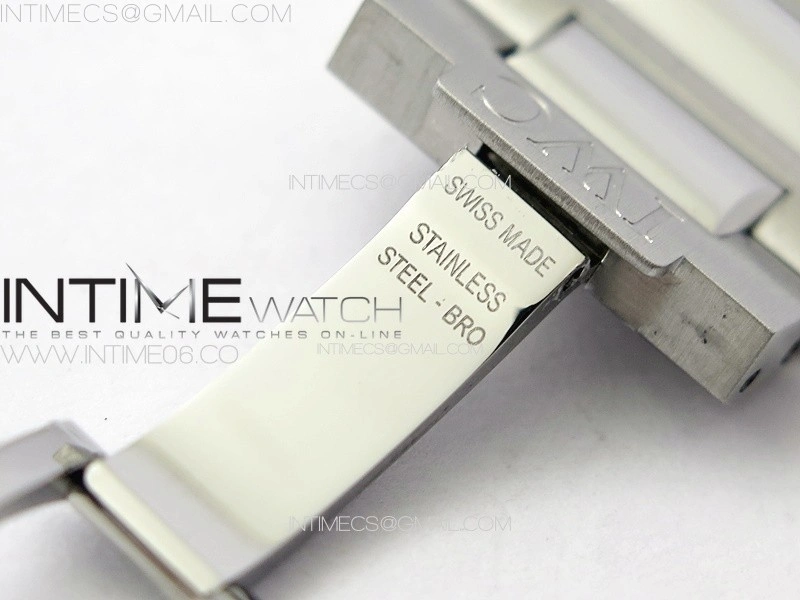 Portuguese IW371617 ZF 1:1 Best Edition SS White Dial Blue Markers on SS Bracelet A96355