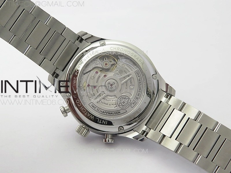 Portuguese IW371617 ZF 1:1 Best Edition SS White Dial Blue Markers on SS Bracelet A96355