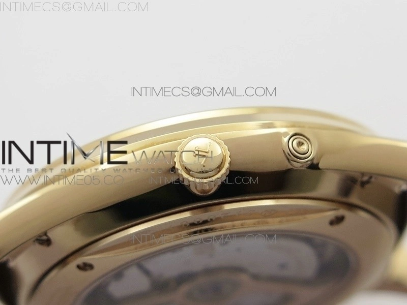 Master Ultra Thin Reserve de Marche RG ZF 1:1 Best Edition Cream Dial on Brown Leather Strap A938 V3