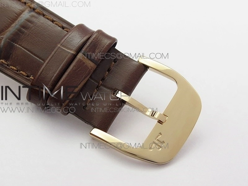 Master Ultra Thin Reserve de Marche RG ZF 1:1 Best Edition Cream Dial on Brown Leather Strap A938 V3