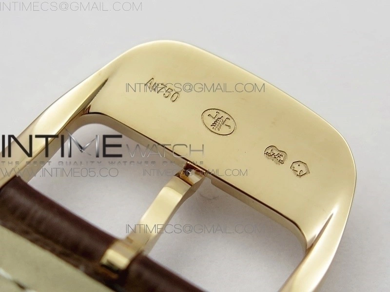 Master Ultra Thin Reserve de Marche RG ZF 1:1 Best Edition Cream Dial on Brown Leather Strap A938 V3