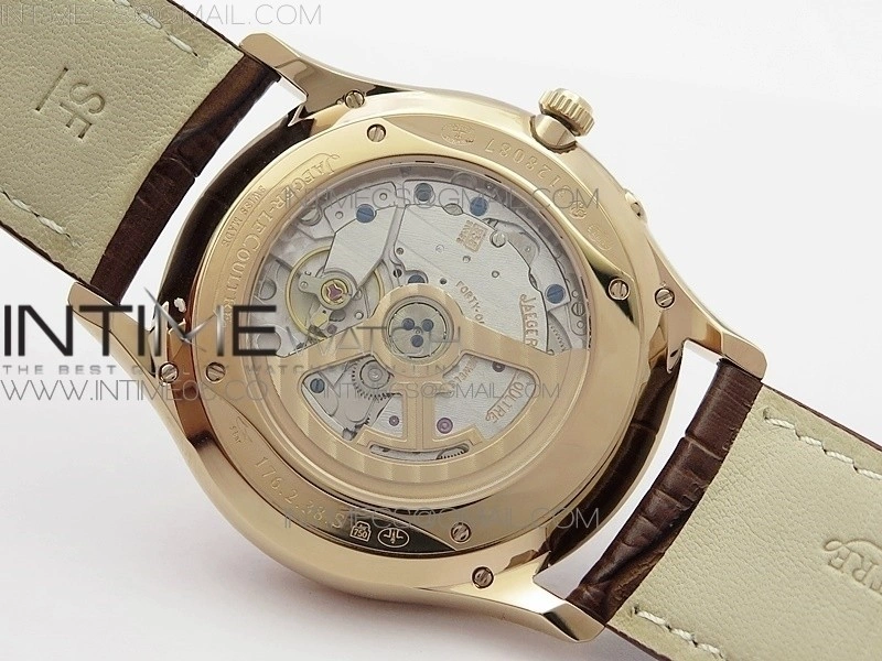 Master Ultra Thin Reserve de Marche RG ZF 1:1 Best Edition Cream Dial on Brown Leather Strap A938 V3