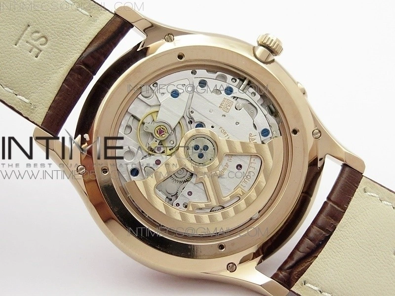 Master Ultra Thin Reserve de Marche RG ZF 1:1 Best Edition Cream Dial on Brown Leather Strap A938 V3