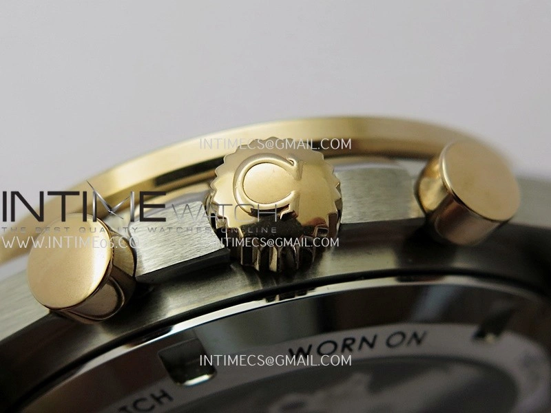 Speedmaster Professional SS RG N1F Best Edition RG Dial Black Subdial On SS RG Bracelet Asian 3861