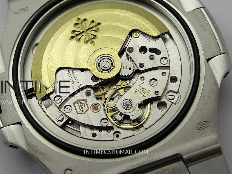 Nautilus 5711 1A 3KF 1:1 Best Edition Diamonds Bezel Blue Textured Dial on SS Bracelet A324 Super Clone V2
