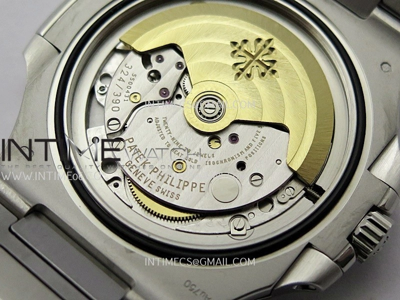 Nautilus 5711 1A 3KF 1:1 Best Edition Diamonds Bezel Blue Textured Dial on SS Bracelet A324 Super Clone V2