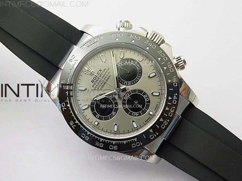Daytona 116519 Gain Weight ZF 1:1 Best Edition Silver Dial Black Subdials Sticks Markers on Oysterflex Strap SH4130
