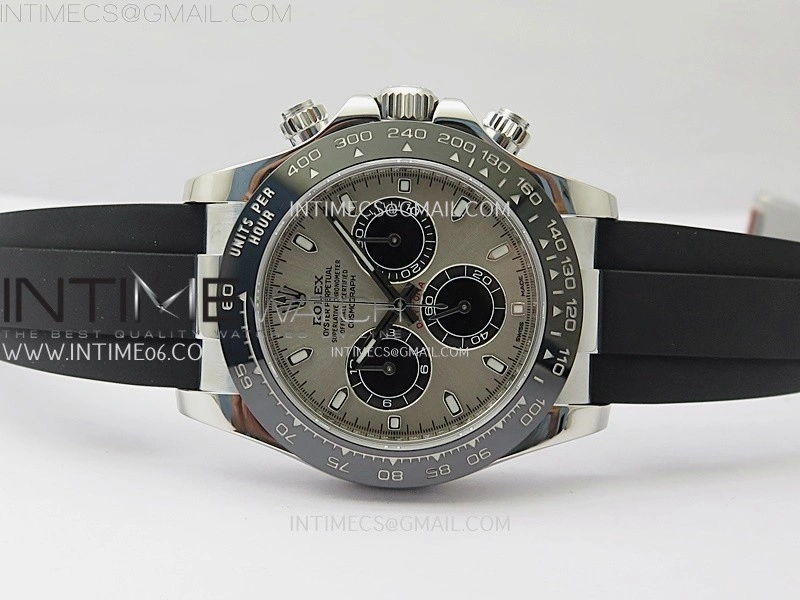 Daytona 116519 Gain Weight ZF 1:1 Best Edition Silver Dial Black Subdials Sticks Markers on Oysterflex Strap SH4130