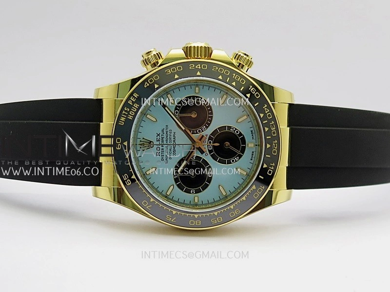 Daytona 126518 Gain Weight ARF 1:1 Best Edition Tiffany Turquoise Blue Dial Stick Markers On Oysterflex Strap DD4131