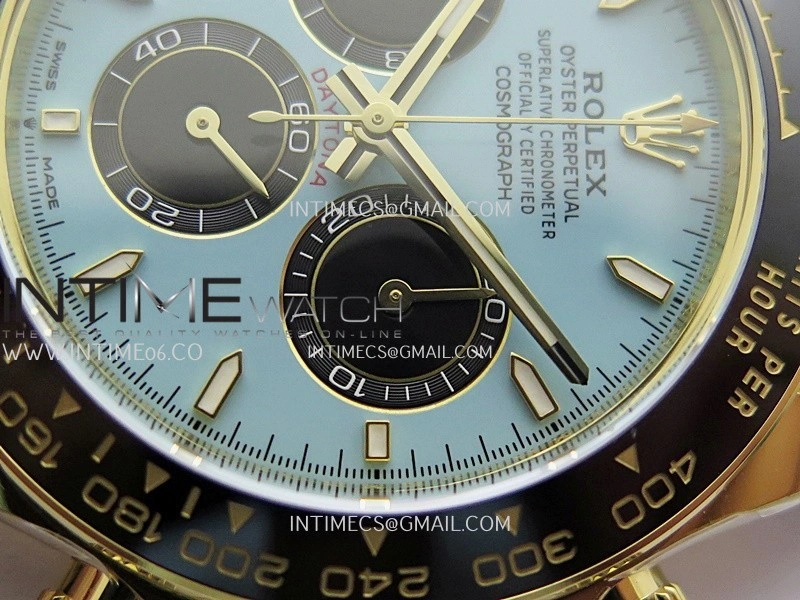 Daytona 126518 Gain Weight ARF 1:1 Best Edition Tiffany Turquoise Blue Dial Stick Markers On Oysterflex Strap DD4131