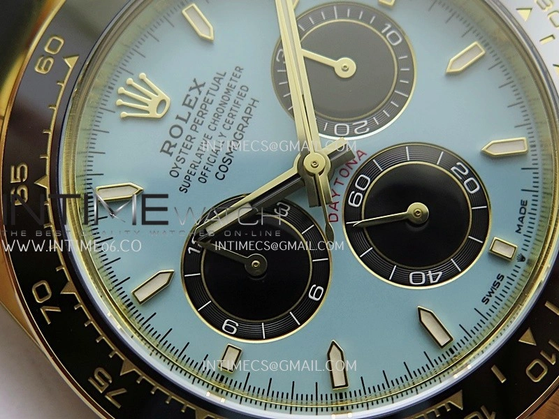 Daytona 126518 Gain Weight ARF 1:1 Best Edition Tiffany Turquoise Blue Dial Stick Markers On Oysterflex Strap DD4131