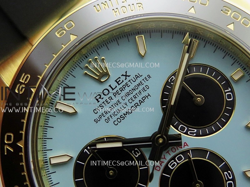 Daytona 126518 Gain Weight ARF 1:1 Best Edition Tiffany Turquoise Blue Dial Stick Markers On Oysterflex Strap DD4131