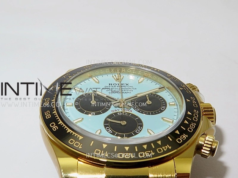 Daytona 126518 Gain Weight ARF 1:1 Best Edition Tiffany Turquoise Blue Dial Stick Markers On Oysterflex Strap DD4131