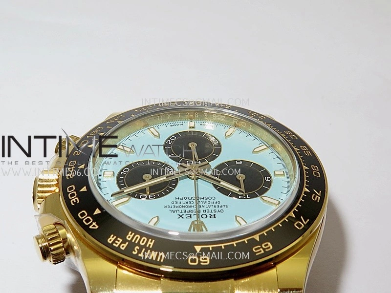 Daytona 126518 Gain Weight ARF 1:1 Best Edition Tiffany Turquoise Blue Dial Stick Markers On Oysterflex Strap DD4131