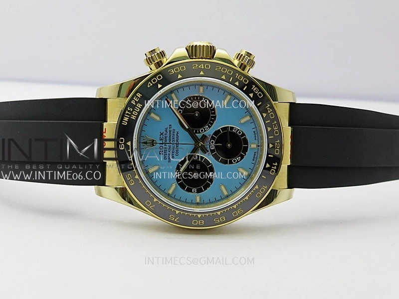 Daytona 126518 Gain Weight V10 QF 1:1 Best Edition Tiffany Turquoise Blue Dial Stick Markers on Oysterflex Strap SH4131