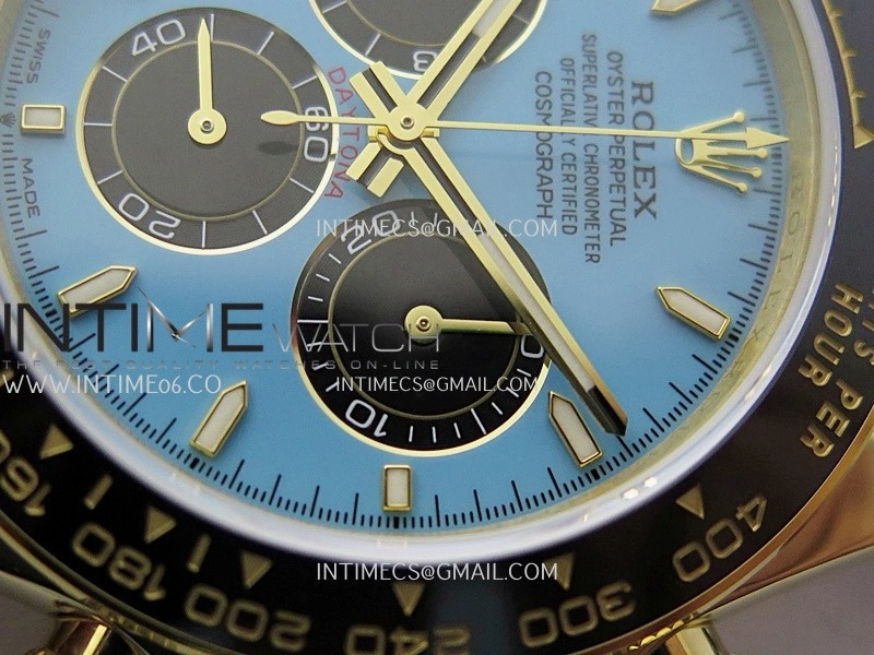 Daytona 126518 Gain Weight V10 QF 1:1 Best Edition Tiffany Turquoise Blue Dial Stick Markers on Oysterflex Strap SH4131