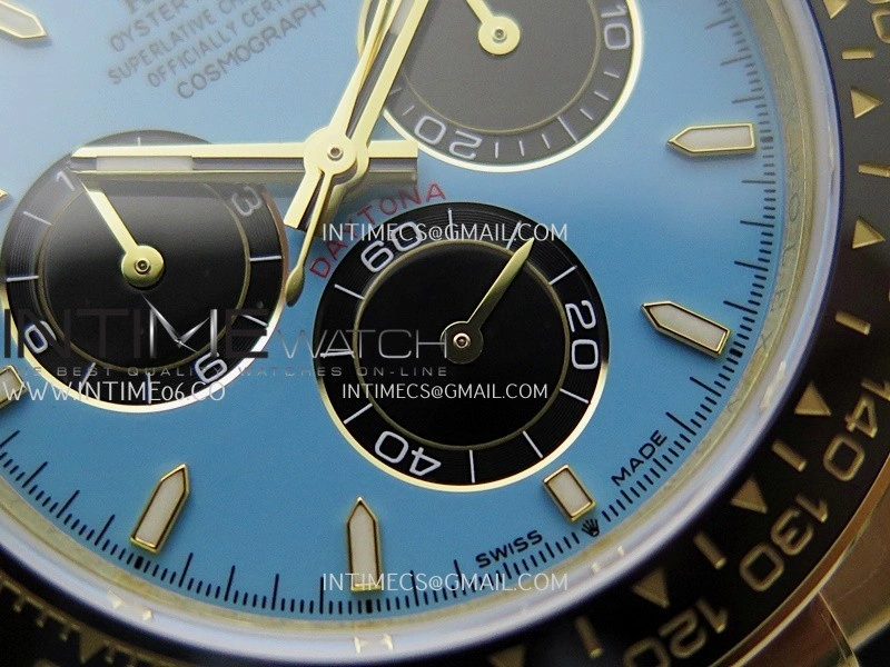 Daytona 126518 Gain Weight V10 QF 1:1 Best Edition Tiffany Turquoise Blue Dial Stick Markers on Oysterflex Strap SH4131