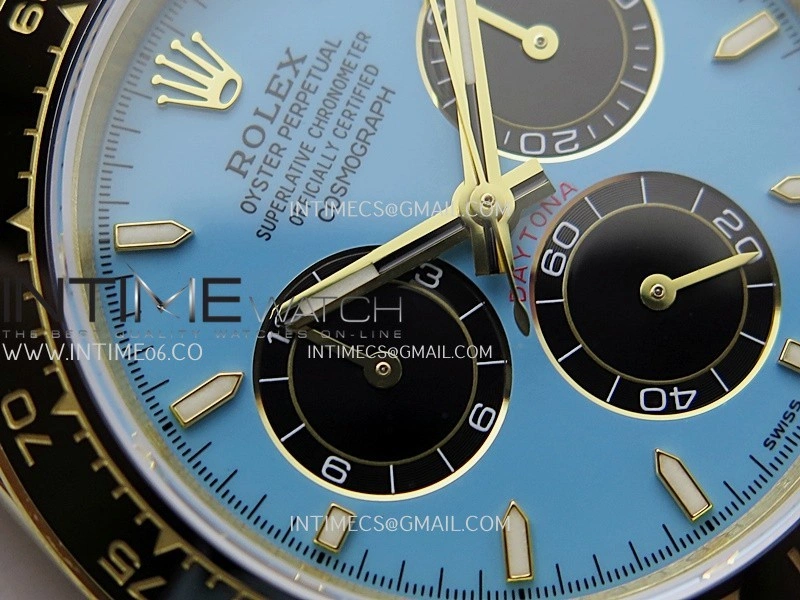 Daytona 126518 Gain Weight V10 QF 1:1 Best Edition Tiffany Turquoise Blue Dial Stick Markers on Oysterflex Strap SH4131