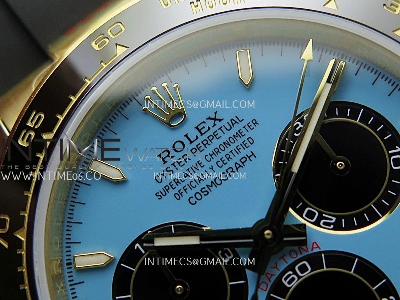 Daytona 126518 Gain Weight V10 QF 1:1 Best Edition Tiffany Turquoise Blue Dial Stick Markers on Oysterflex Strap SH4131