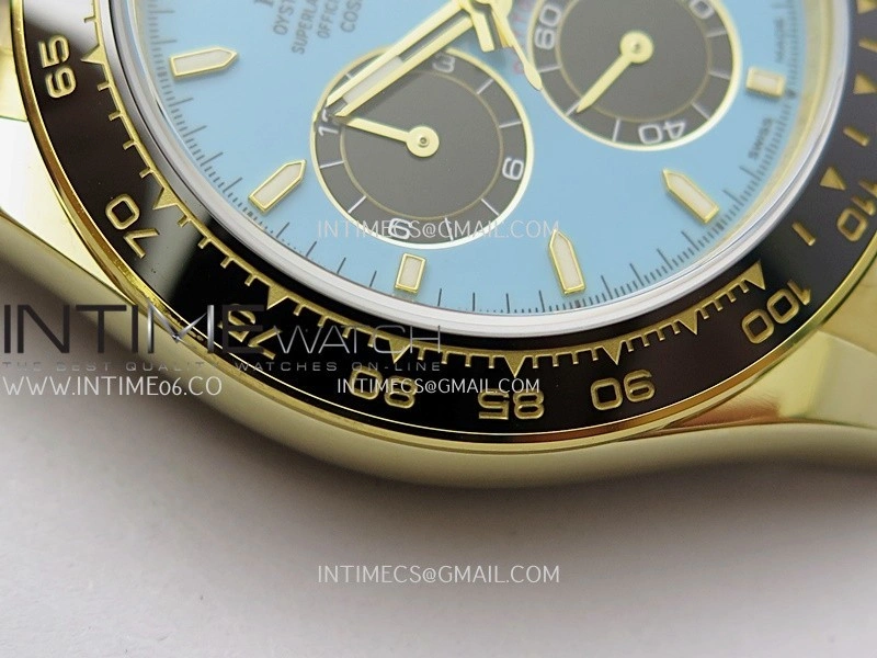 Daytona 126518 Gain Weight V10 QF 1:1 Best Edition Tiffany Turquoise Blue Dial Stick Markers on Oysterflex Strap SH4131