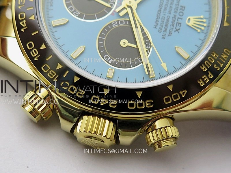 Daytona 126518 Gain Weight V10 QF 1:1 Best Edition Tiffany Turquoise Blue Dial Stick Markers on Oysterflex Strap SH4131