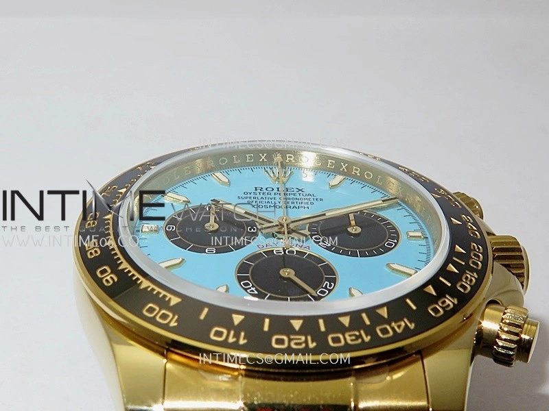 Daytona 126518 Gain Weight V10 QF 1:1 Best Edition Tiffany Turquoise Blue Dial Stick Markers on Oysterflex Strap SH4131
