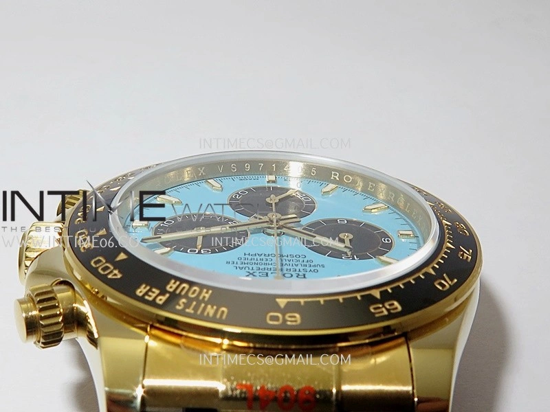 Daytona 126518 Gain Weight V10 QF 1:1 Best Edition Tiffany Turquoise Blue Dial Stick Markers on Oysterflex Strap SH4131