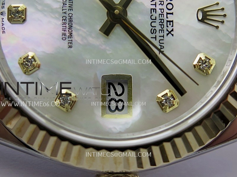 DateJust 41mm 126333 Wrapped SS YG 3EF 1:1 Best Edition White MOP Dial Diamond Marker on Wrapped SS YG Jubilee Bracelet A3235