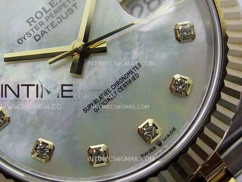 DateJust 41mm 126333 Wrapped SS YG 3EF 1:1 Best Edition White MOP Dial Diamond Marker on Wrapped SS YG Jubilee Bracelet A3235