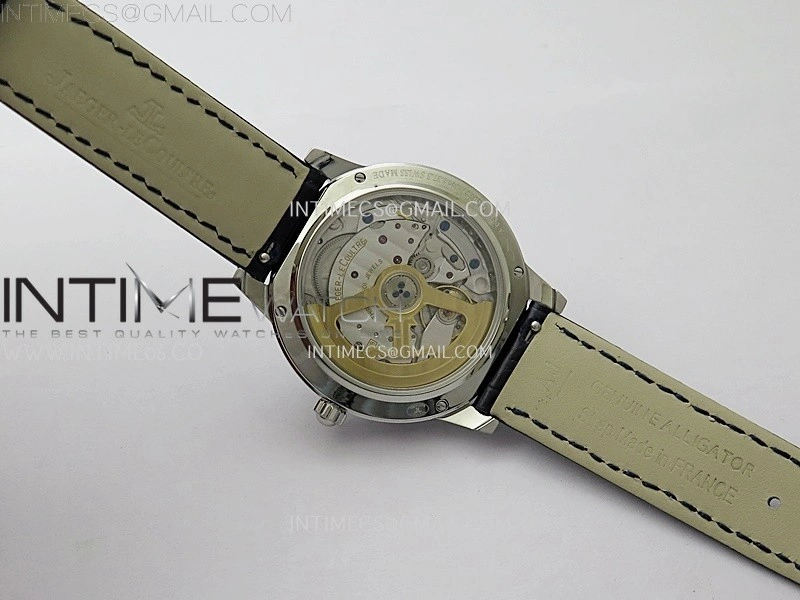 Rendez-Vous Night and Day SS APSF 1:1 Best Edition White Textured Dial SS Bezel on Black Leather Strap Super Clone A898