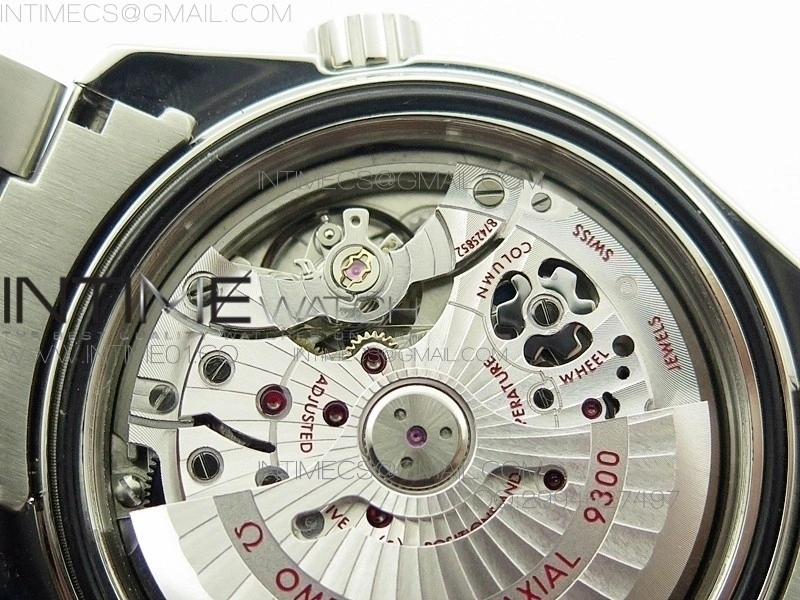 Planet Ocean Master Chronometer Chrono SS OM 1:1 Best Edition Black Dial Orange Numeral on SS Bracelet A9300