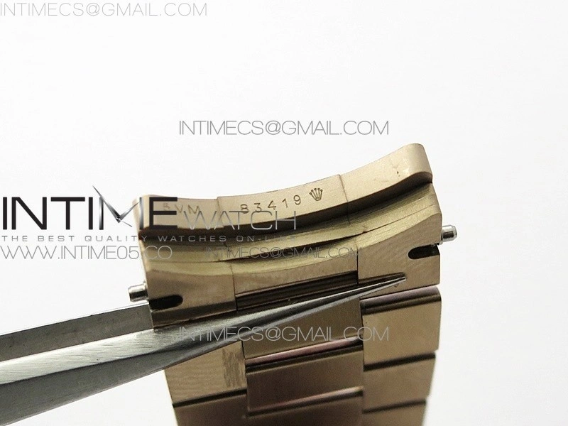 Day-Date 40mm 228239 BP New Dial Version 904 RG Texture Stick Markers Dial on RG President Bracelet A2836