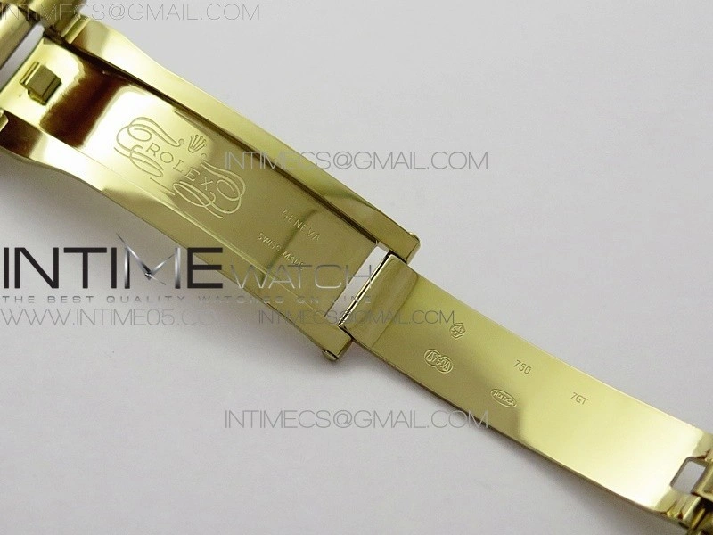 Day-Date 40mm 228239 BP New Dial Version 904 YG Silver Sticks Markers Dial on YG President Bracelet A2836