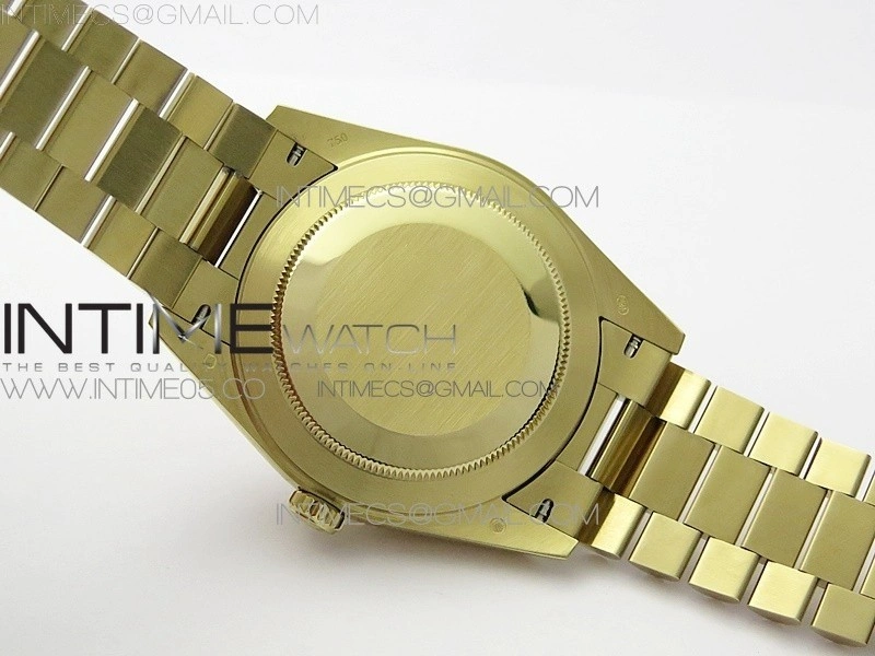 Day-Date 40mm 228239 BP New Dial Version 904 YG Silver Sticks Markers Dial on YG President Bracelet A2836