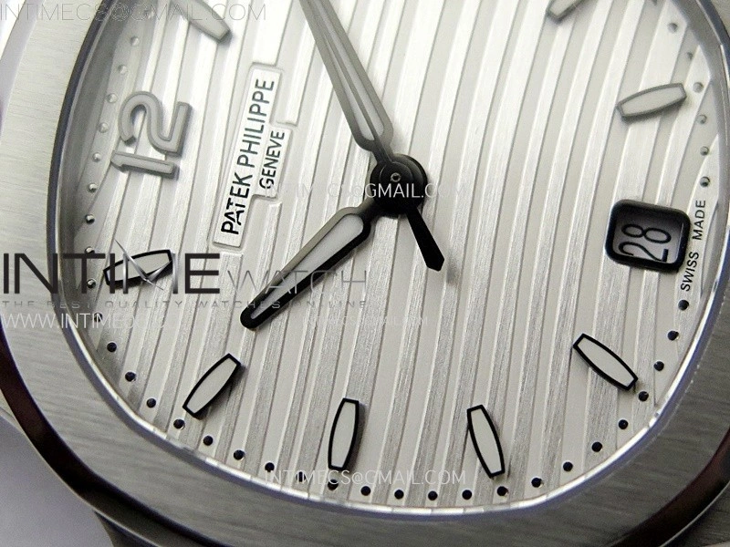 Nautilus 7118 New Version Ladies PPF 1:1 Best Edition White Dial on SS Bracelet A324 Super Clone