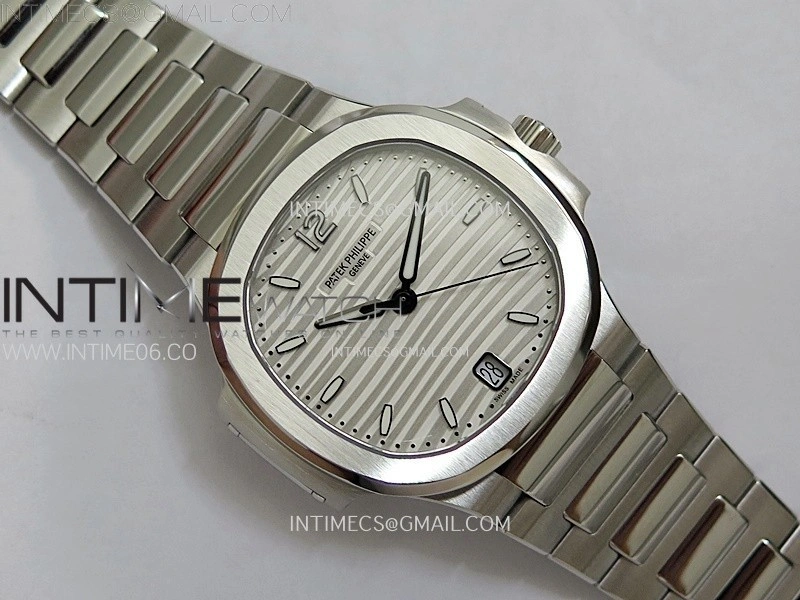 Nautilus 7118 New Version Ladies PPF 1:1 Best Edition White Dial on SS Bracelet A324 Super Clone
