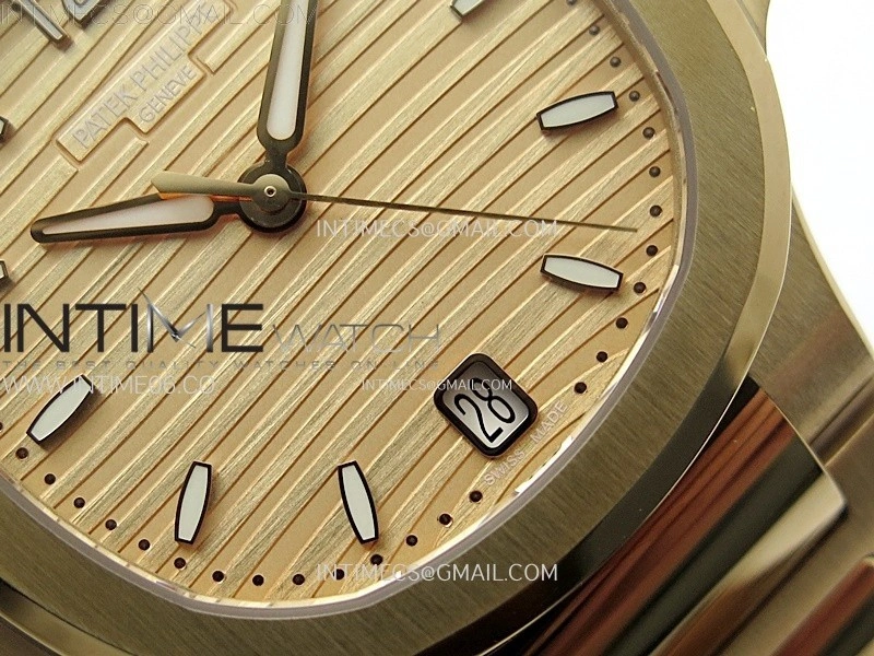 Nautilus 7118 New Version Ladies RG PPF 1:1 Best Edition RG Dial on RG Bracelet A324 Super Clone