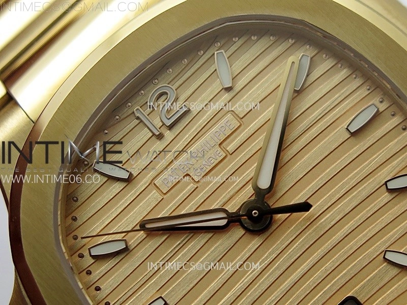 Nautilus 7118 New Version Ladies RG PPF 1:1 Best Edition RG Dial on RG Bracelet A324 Super Clone
