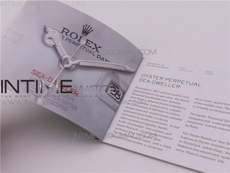 Rolex Protective Travel Plastic Watch Case + Booklet set New Version 1:1 Best Edition