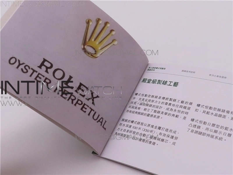 Rolex Protective Travel Plastic Watch Case + Booklet set New Version 1:1 Best Edition