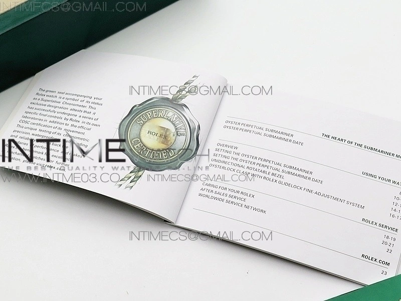 Rolex Protective Travel Plastic Watch Case + Booklet set New Version 1:1 Best Edition