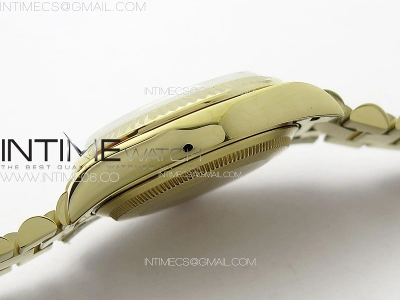 DateJust 31mm 278274 YG Crystals Bezel GMF Best Edition Green Flowers Crystals Dial on YG President Bracelet A2824