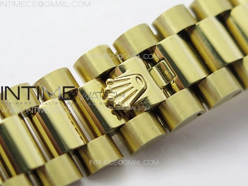 DateJust 31mm 278274 YG Crystals Bezel GMF Best Edition Green Flowers Crystals Dial on YG President Bracelet A2824