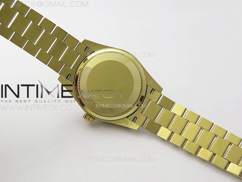 DateJust 31mm 278274 YG Crystals Bezel GMF Best Edition Green Flowers Crystals Dial on YG President Bracelet A2824