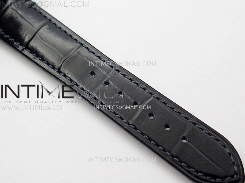 Tank Francaise Ladies 27mm Diamond Bezel SS 8848F 1:1 Best Edition Silver Dial on Black Leather Strap Ronda Quartz V2