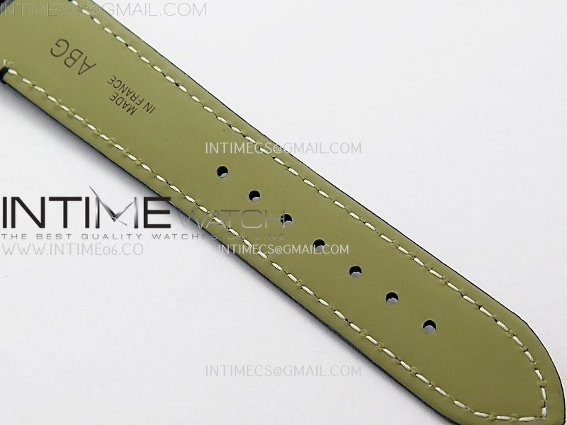 Tank Francaise Ladies 27mm Diamond Bezel SS 8848F 1:1 Best Edition Silver Dial on Black Leather Strap Ronda Quartz V2