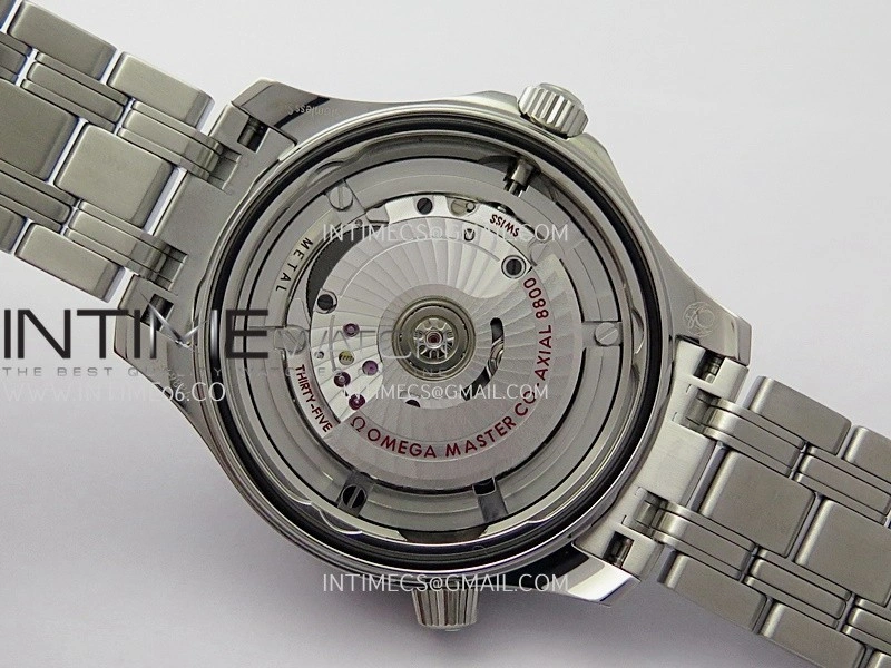 Seamaster 300M 42mm Aluminum Bezel SS VSF Best Edition Blue Ceramic Dial On SS Bracelet Super Clone Asian 8800